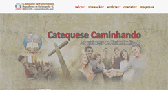 Desktop Screenshot of catequesefloripa.org.br