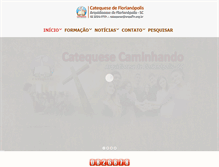 Tablet Screenshot of catequesefloripa.org.br